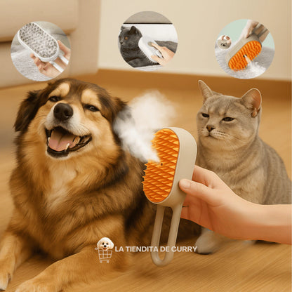 CEPILLO A VAPOR RECARGABLE, PARA MASCOTAS