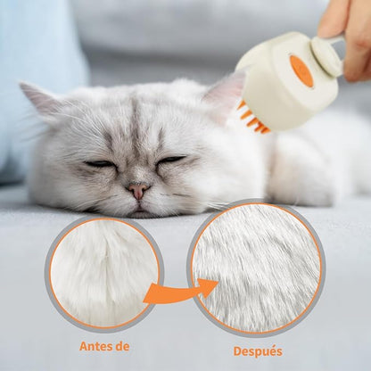 CEPILLO A VAPOR RECARGABLE, PARA MASCOTAS
